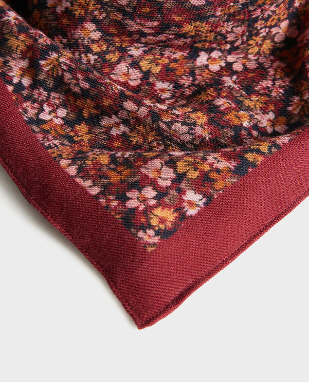 Pañuelo de lana estampado Cabernet