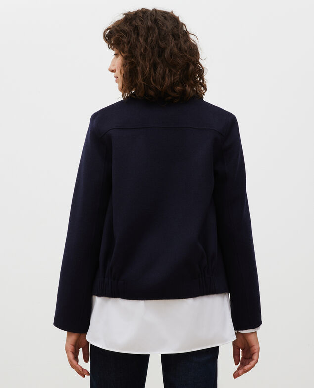  Chaqueta de lana con doble cara Night sky