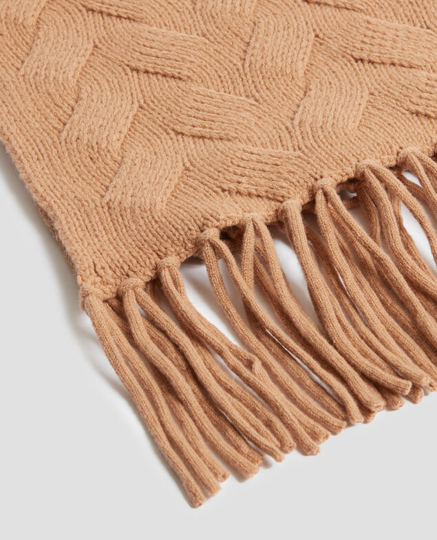 Bufanda de lana I321 camel