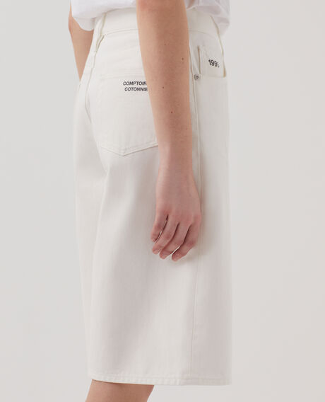 Jorts de algodón H003 white