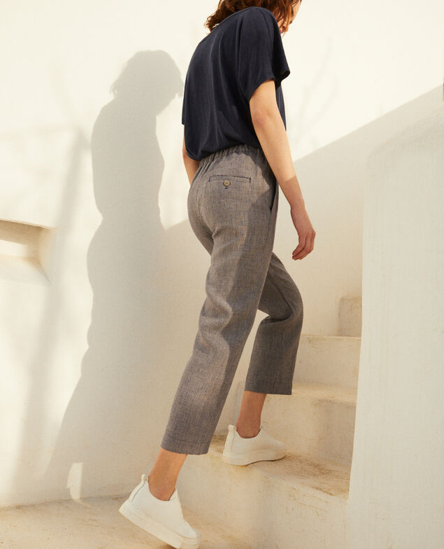 Pantalón corte carrot 4152 evening blue