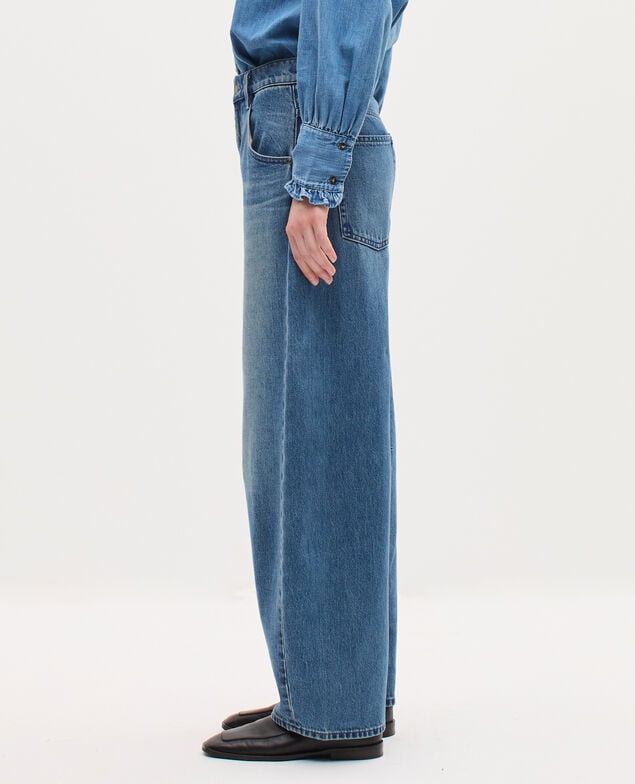 Jeans barrel - CHARLIE K670 mid dark vintage