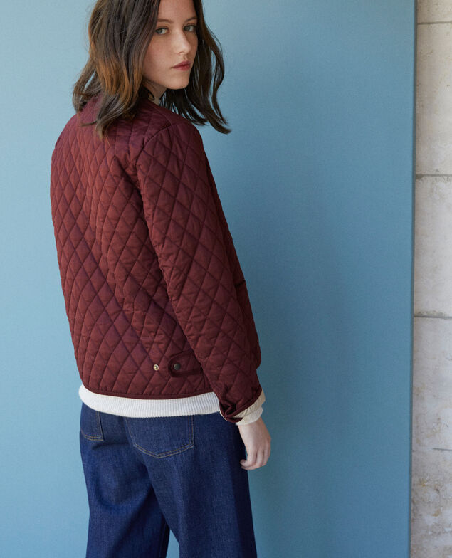 Chaqueta corta reversible Decadente chocolate