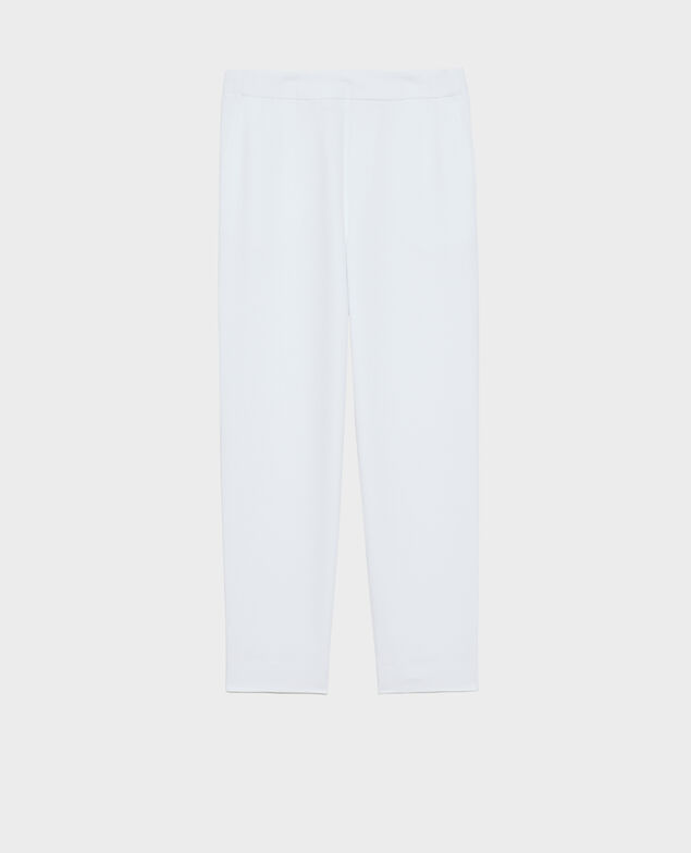 Pantalón fluido elástico Brilliant white