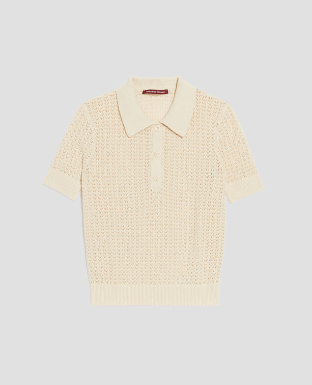 Jersey cuello polo de manga corta H304 albore