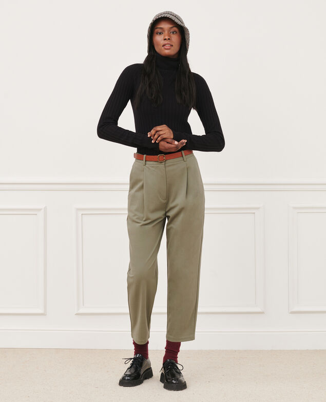 Pantalón cigarette 57 olive