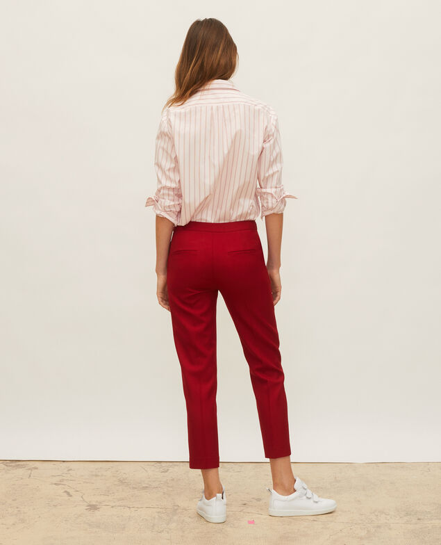 Camisa boyish de algodón Popeline stripe3