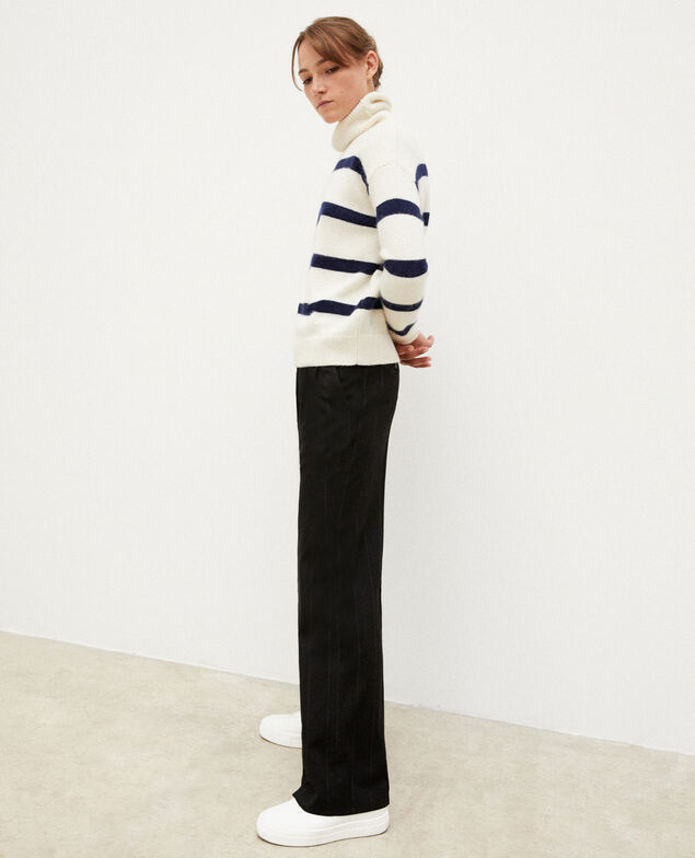 Pantalón de corte amplio Negro