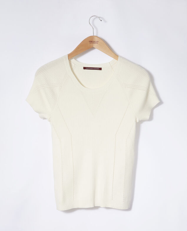 Jersey 100 % Algodón Blanco
