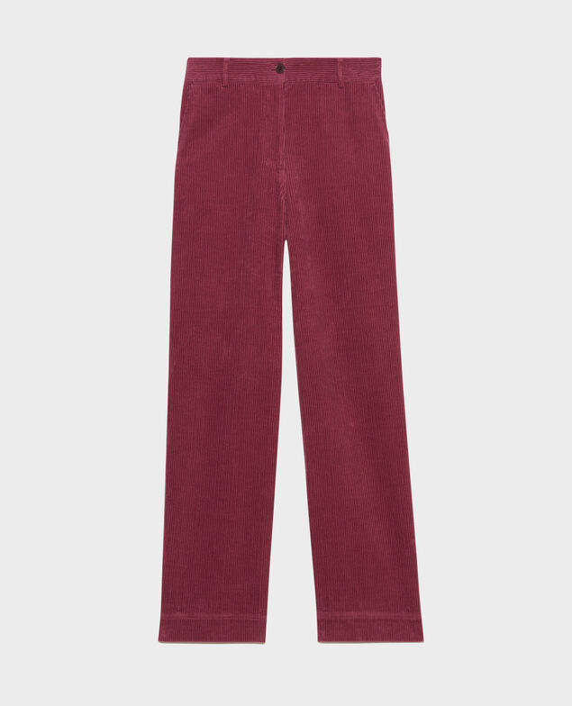 Pantalón ancho de pana Damson