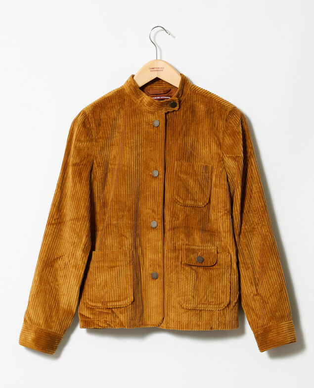 Chaqueta de pana gruesa Golden brown