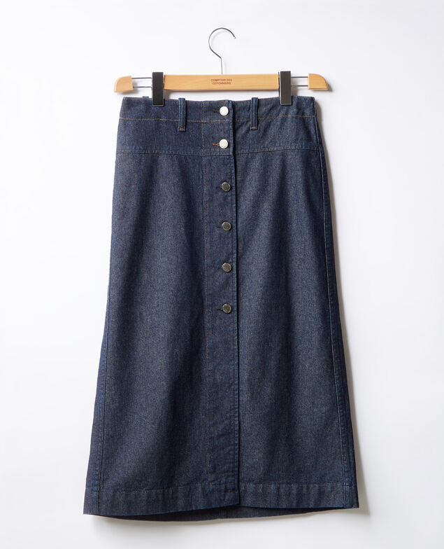 Falda en denim Indigo