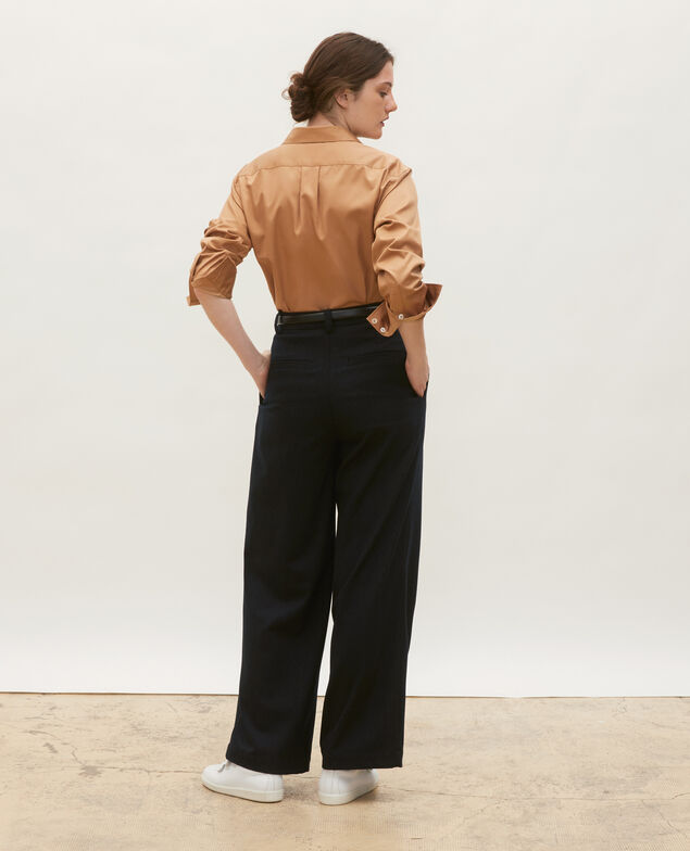 Camisa de hombre de algodón Supima Latte