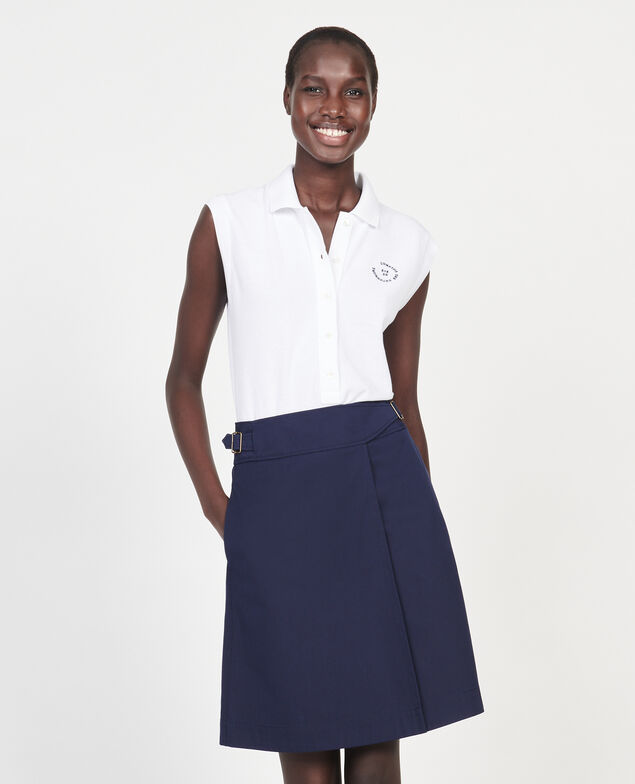 Polo de algodón Optical white