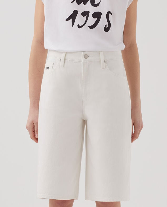 Jorts de algodón H003 white
