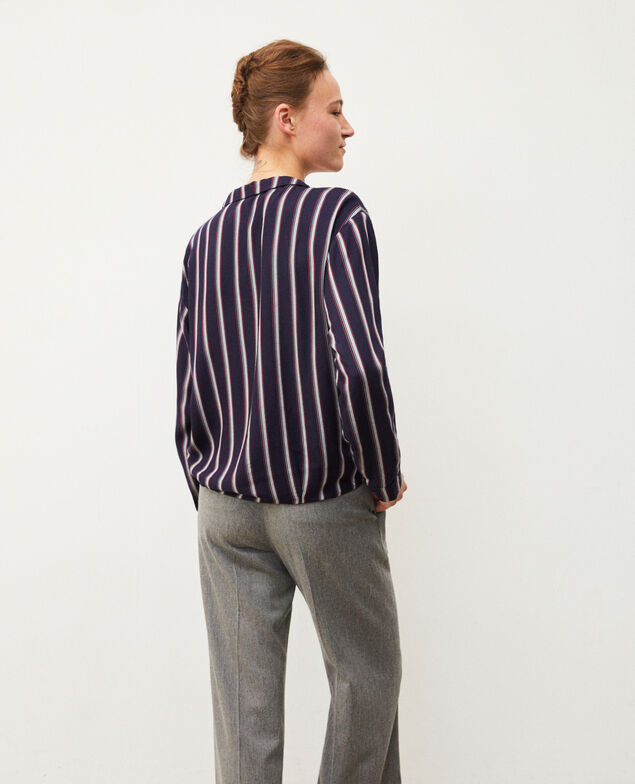 Camisa estilo pijama Azul