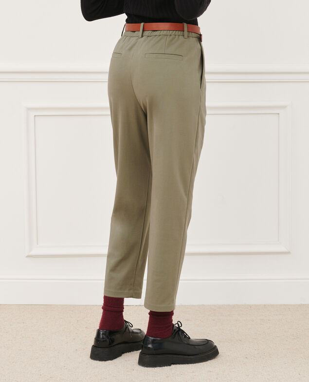 Pantalón cigarette 57 olive