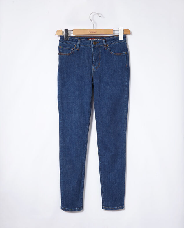 Jeans skinny cropped 7/8 Azul