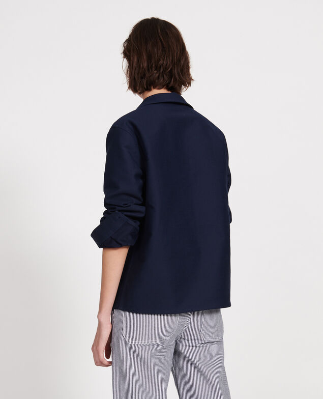 Chaqueta de algodón Maritime blue