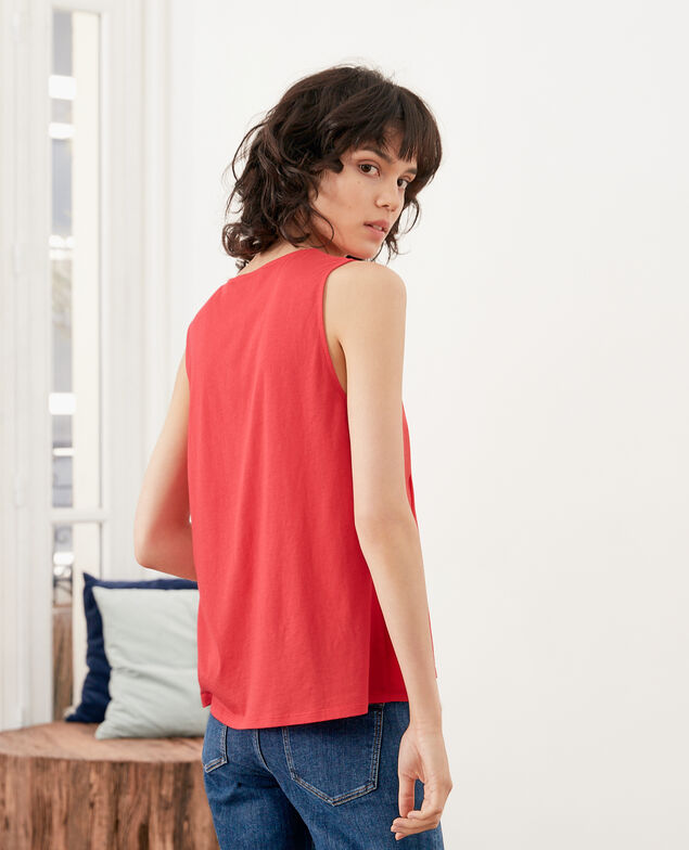 Camiseta sin mangas Ultra pink