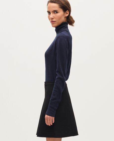 Falda corta de doble cara H091 black beauty