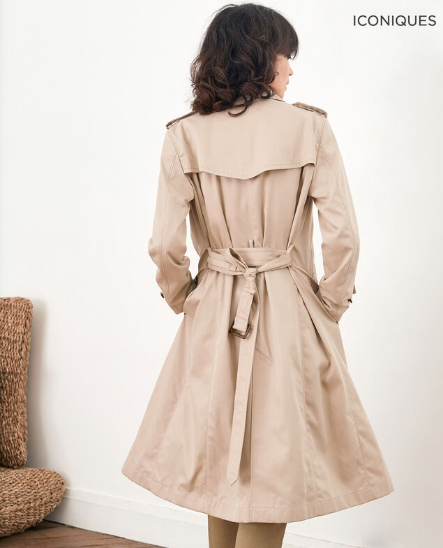 Trench corte icónico Tan