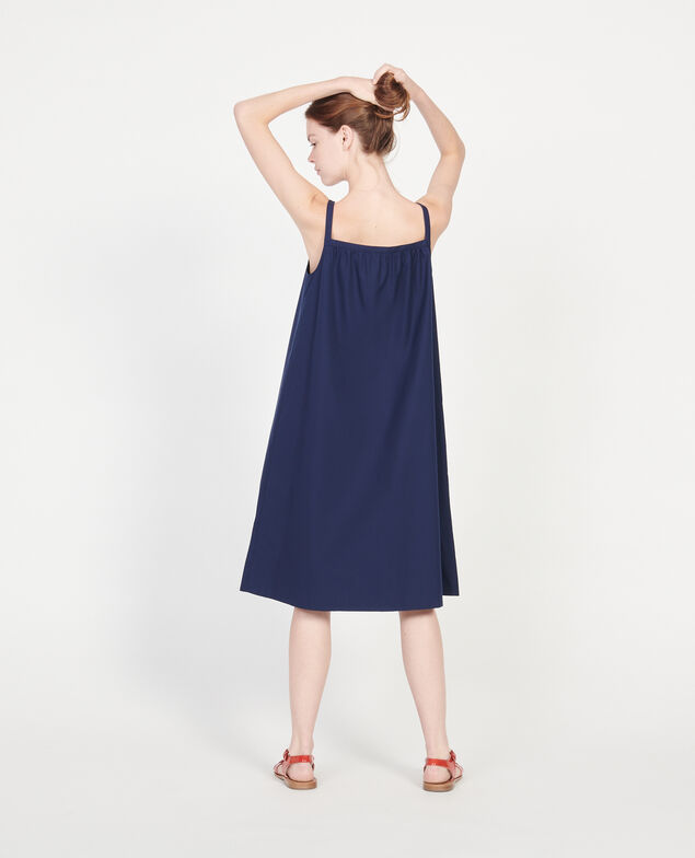 Vestido de algodón Maritime blue