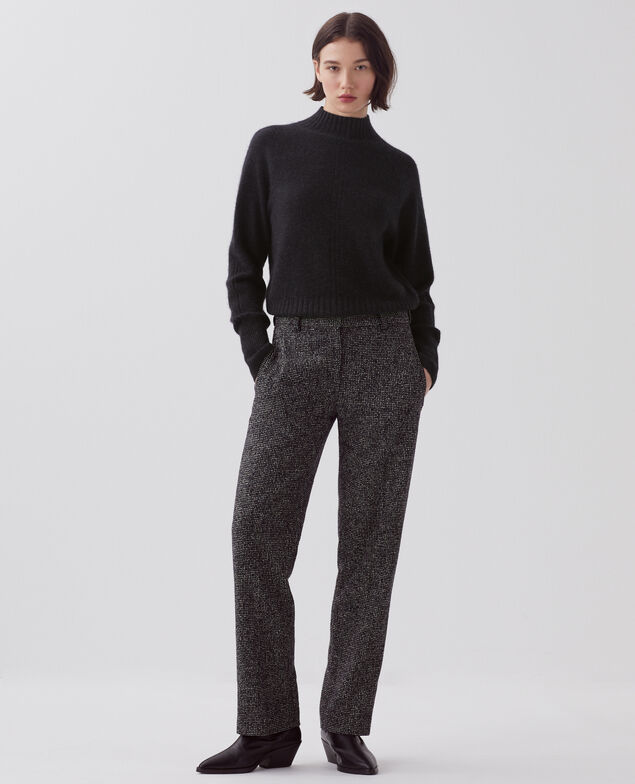 COLETTE - Pantalón recto I097 neppie black