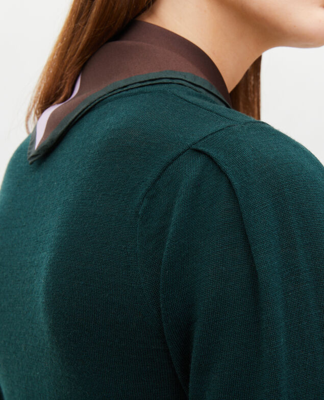 Jersey de lana merino con cuello redondo Scarab