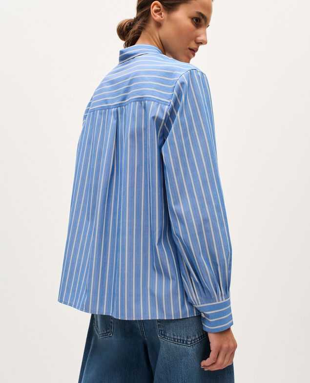Camisa rayada K632 stripes blue