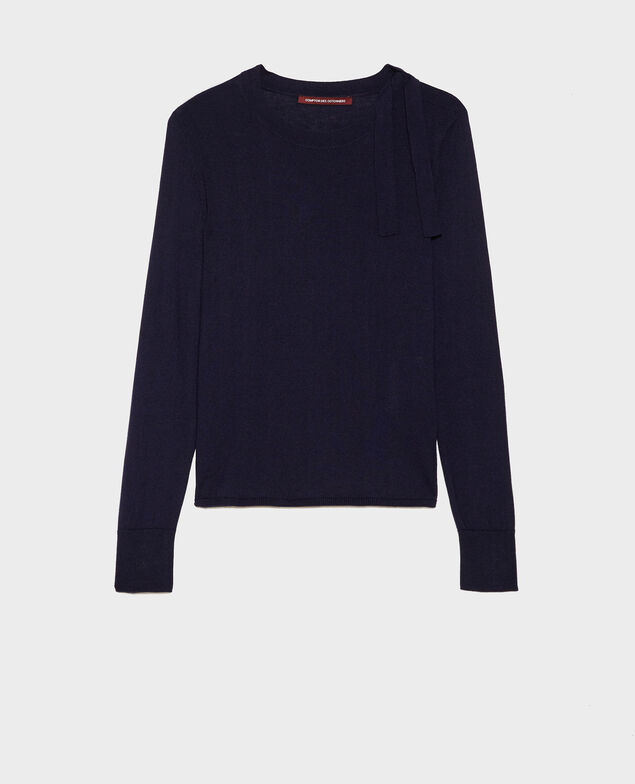 Jersey con seda y cachemir Maritime blue