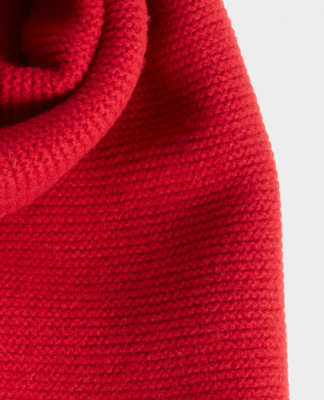 Bufanda tejida de lana Royale red
