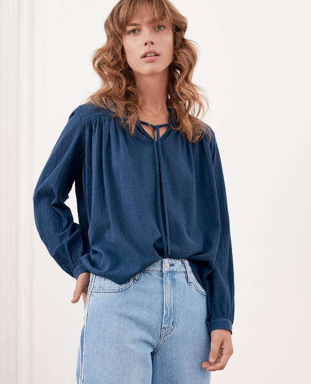 Blusa con encaje  Indigo