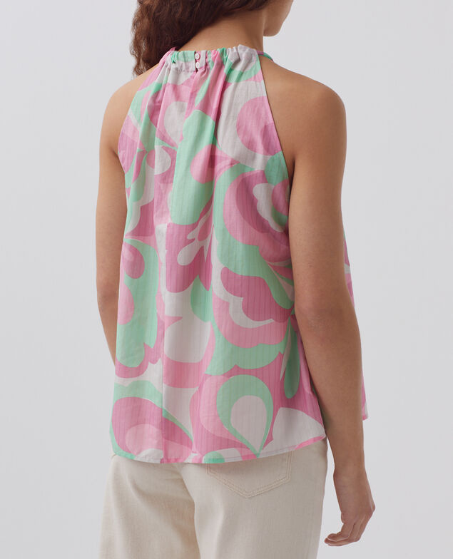 Top escote americano H720 anemone pink
