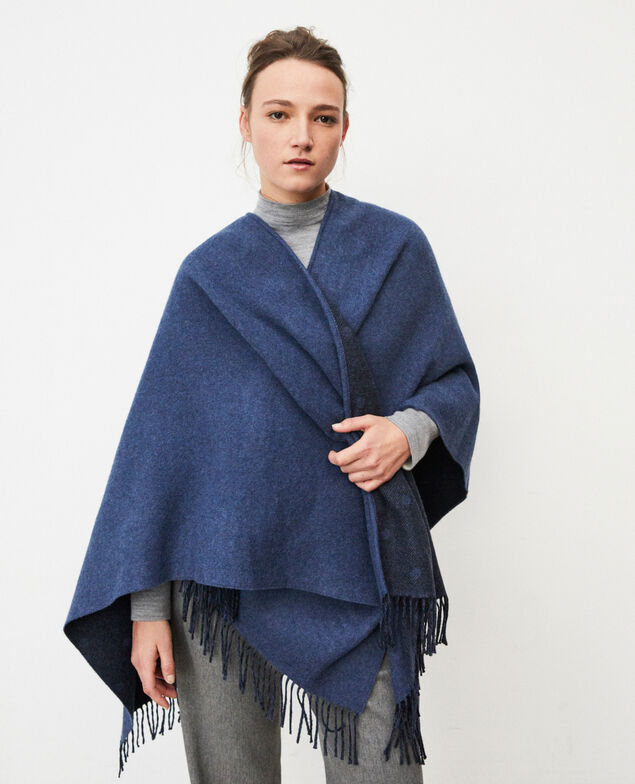  Capa con lana Azul