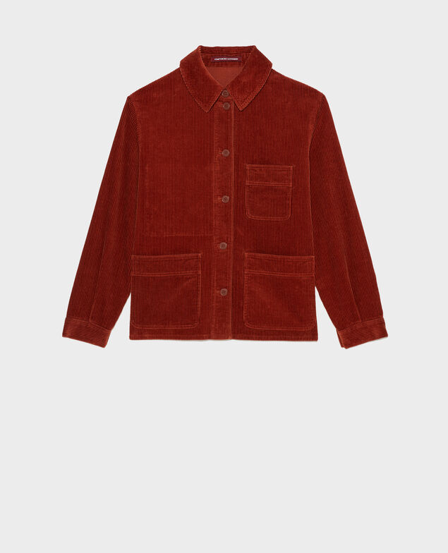  Chaqueta de trabajo de pana Brandy brown