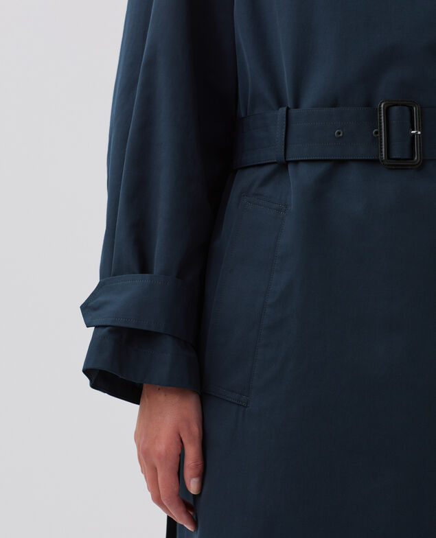 Trench oversize J690 blueberry