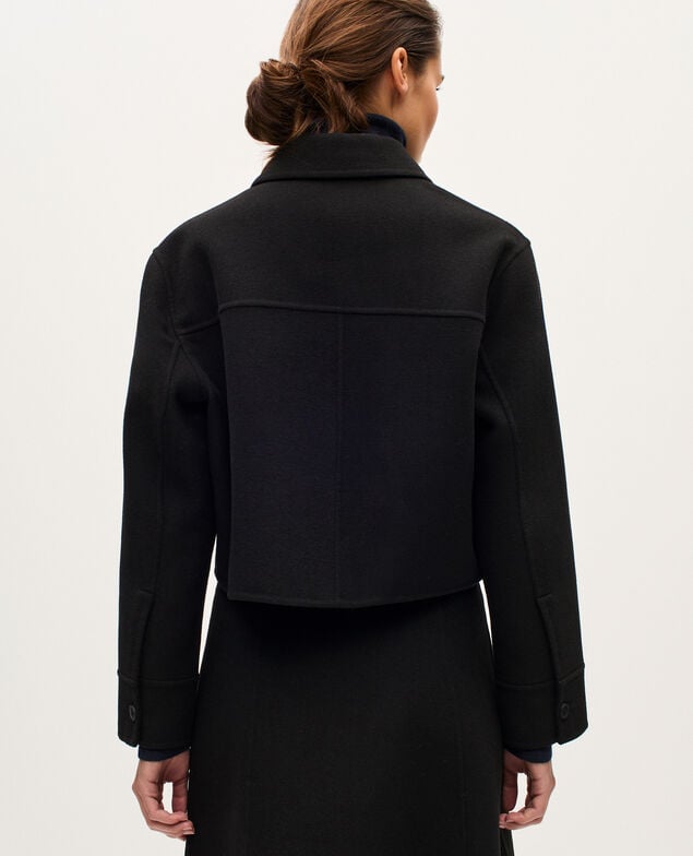 Chaqueta corta de doble cara H091 black beauty