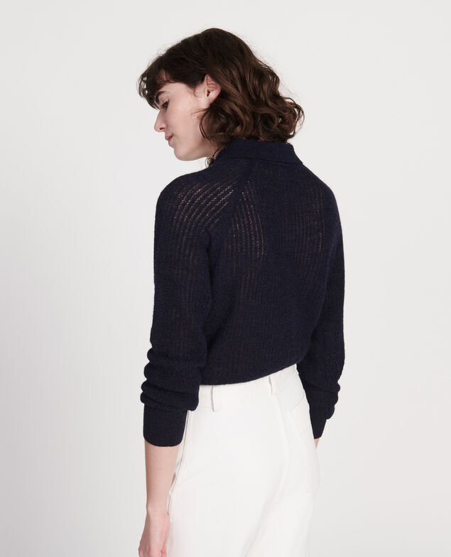 Jersey con alpaca Maritime blue