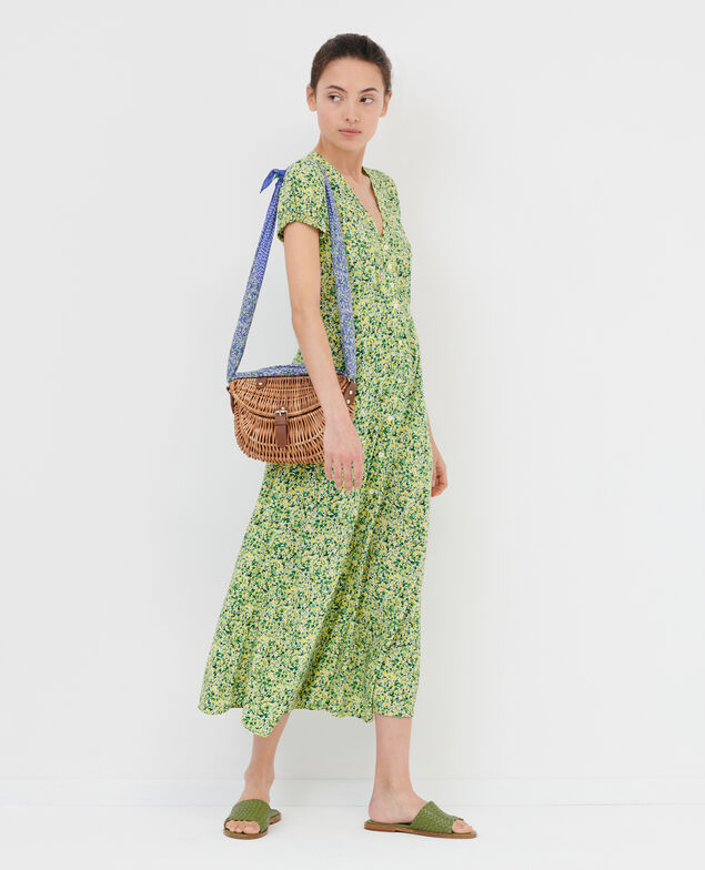 LUDIVINE - Vestido largo fluido 116 print yellow