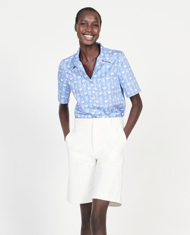 Camisa de algodón Moyen lavande persian jewel