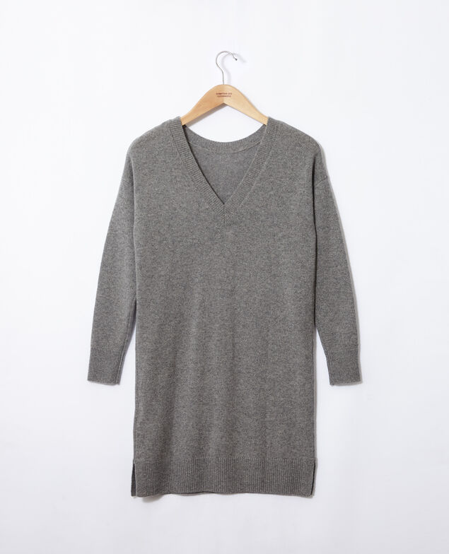 Vestido de cachemir Gris