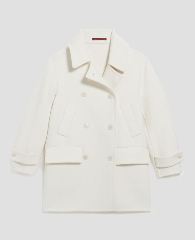 Chaquetón de longitud media I010 glass green beige