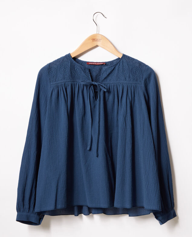 Blusa con encaje  Indigo