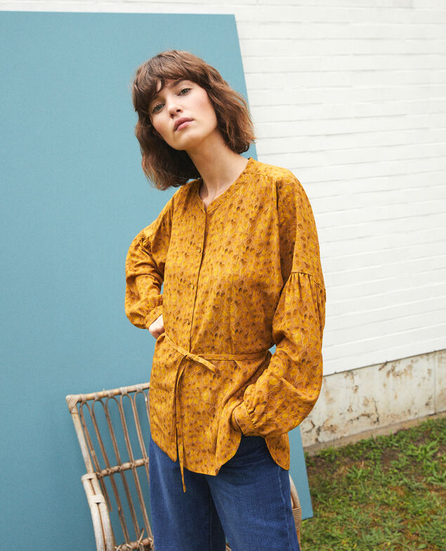 Blusa de corte amplio Ld golden spice