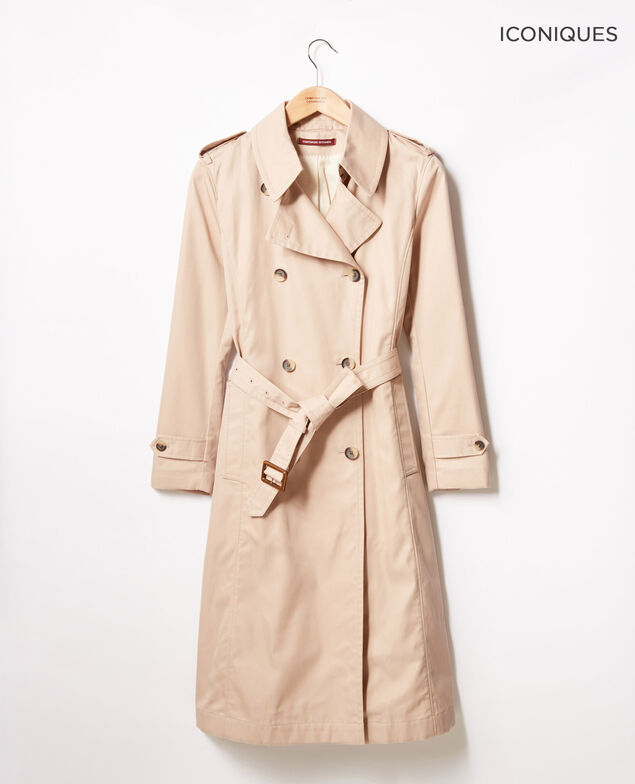 Trench corte icónico Tan