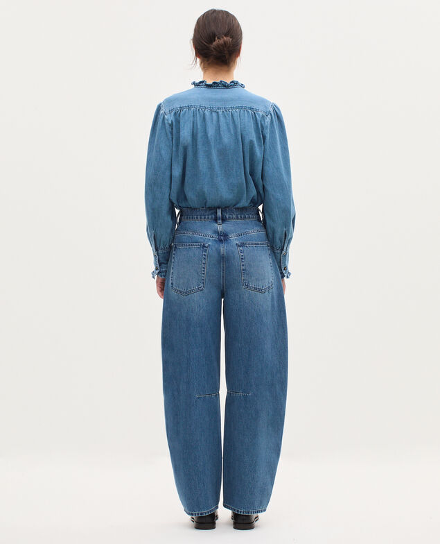Jeans barrel - CHARLIE K670 mid dark vintage