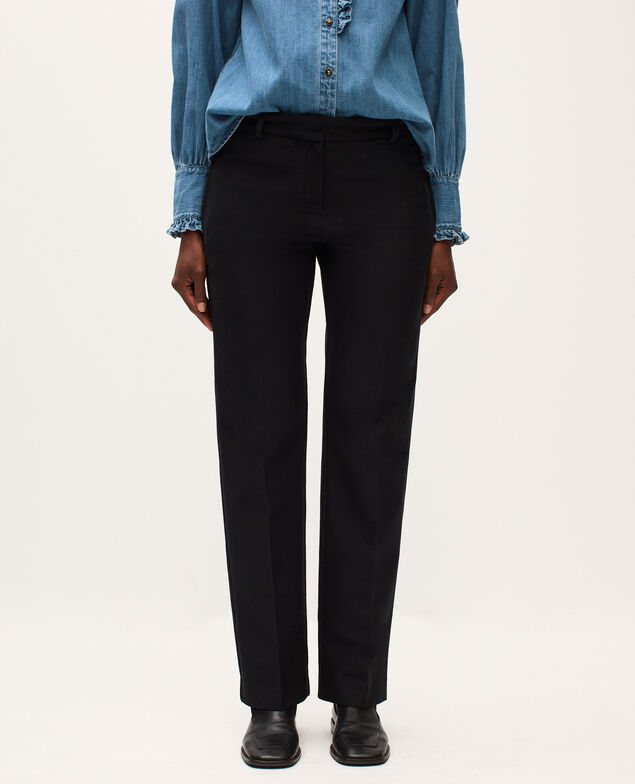 Pantalón recto ajustado H091 black beauty