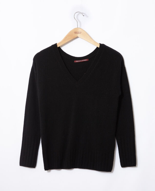 Jersey de cachemir Noir