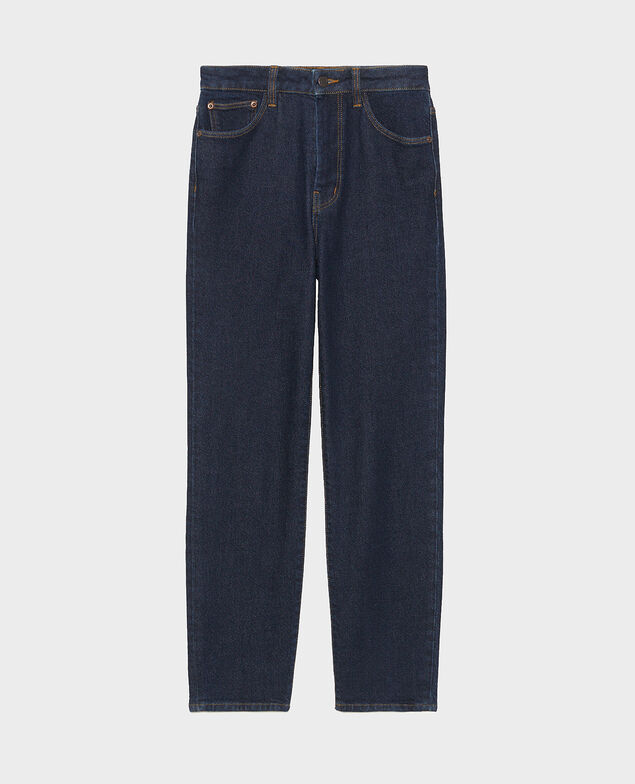 SLIM HIGH RISE - Jeans cropped 5 bolsillos Denim rinse